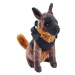 Wild Republic Plyš pes se zvukem Malinois tmavý 14cm