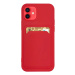 Silikonové pouzdro s kapsou na iPhone 12 Pro MAX 6.7" red