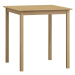 Stůl DASHEN 2, 70 x 70 cm, masiv borovice/moření: ...