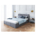 FDM Čalouněná manželská postel FRESIA | 180 x 200 cm Barva: Zelená