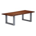 Konferenční stolek s živou hranou 115x60x40 cm akáciové dřevo