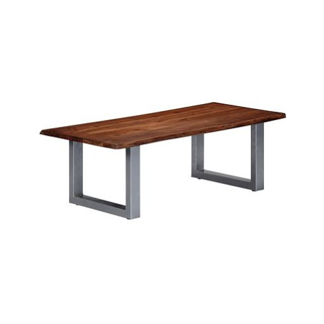 Konferenční stolek s živou hranou 115x60x40 cm akáciové dřevo SHUMEE