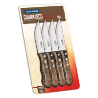 Tramontina Churrasco Steakový nůž Jumbo - hnědé dřevo, 4 ks