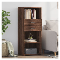 vidaXL Skříň highboard hnědý dub 45 x 42,5 x 124 cm kompozitní dřevo