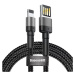 Kabel Baseus Cafule Double-sided USB Lightning Cable 1.5A 2m (Gray+Black)