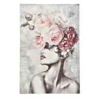 Obraz Dívka s květinami, 80x120 cm