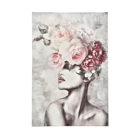 Obraz Dívka s květinami, 80x120 cm BAUMAX