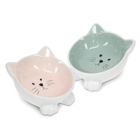 Sortland Sada 2 misek pro kočky z keramiky