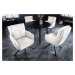 LuxD Designová otočná židle Maddison bílá