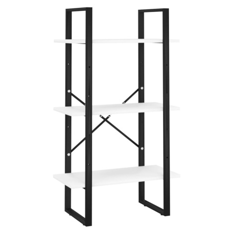 vidaXL Úložný regál bílý 60 x 30 x 105 cm kompozitní dřevo