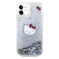 Hello Kitty Liquid Glitter Electroplating Head Logo Zadní Kryt pro iPhone 11 Transparent