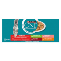 PURINA ONE STERILCAT Mini filetky s kuřetem, krůtou, hovězím, lososem 40 x 85g