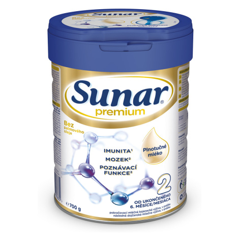 Sunar Premium 2,  pokračovací kojenecké mléko