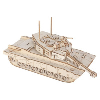 Woodcraft construction kit Dřevěné 3D puzzle Tank M1 Abrams