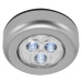 BRILONER LED Push-Light pr. 6,8 cm 3x0,3W 15lm titan BRI 2251-034