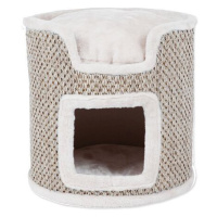 Odpočívadlo TRIXIE Ria Cat Tower světle šedé-přírodní 37 cm 1 ks