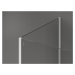 MEXEN/S Kioto Sprchová zástěna WALK-IN 125 x 80 x 30 cm, transparent, bílá 800-125-080-221-20-00