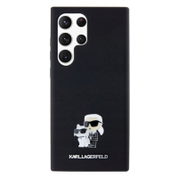 Pouzdro Karl Lagerfeld obal Silicone Karl&Choupette pro Samsung S23 Ultra