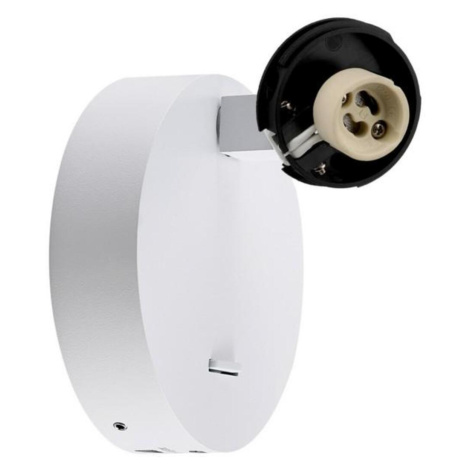 Deko-Light svítidlo na čtení - Can Tilt kulaté USB základna, 1x 7,5 W GU10, bílá 341351