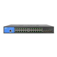 Linksys 24-Port Managed PoE+ Gigabit 4 1G Sfp 250W TAA