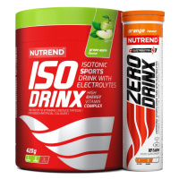 Nutrend Isodrinx 420 g zelené jablko + Zerodrinx Tabs 18 tablet pomeranč