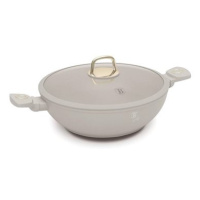 BERLINGERHAUS Wok s titanovým povrchem a poklicí 30 cm Sahara Collection