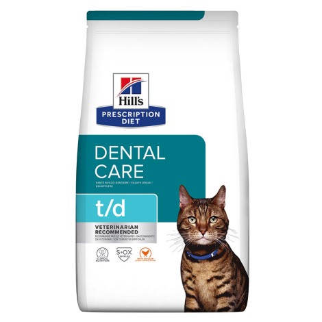 Hill's Prescription Diet t/d Dental Care kuřecí - 2 x 3 kg Hills