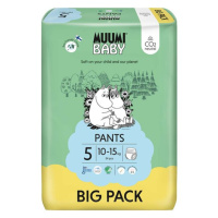 MUUMI Baby Pants 5 Maxi+ 10-15 kg (54 ks), kalhotkové eko pleny