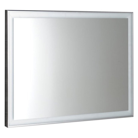 LUMINAR zrcadlo v rámu s LED osvětlením 700x500mm, chrom NL556 Sapho