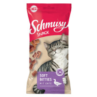 Schmusy Snack Soft Bitties - kachní (16 x 60 g)