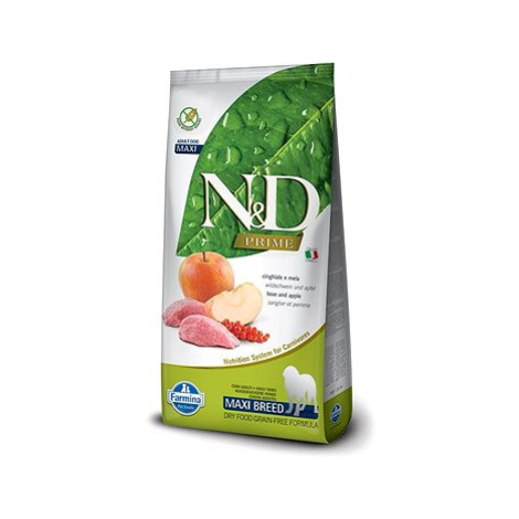 N&D PRIME grain free dog adult M/L boar & apple 12 kg