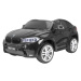 mamido Elektrické autíčko BMW X6 M dvoumístné XXL lakované černé