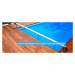 Poolservis Bazénová solární plachta na bazén modrá 500mic - na míru ŠÍřka: 4,5 metru