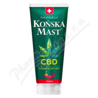 Koňská mast s CBD hřejivá 200ml