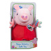 PEPPAPIG Smyslová edukační hračka , plyšová, 12,5cm, červená