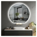 IREDA Koupelnové zrcadlo s LED osvětlením, kulaté, 50 cm