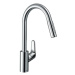 Dřezová baterie Hansgrohe Focus M41 s vytahovací sprškou chrom 73895000