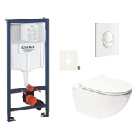 Závěsný wc set do lehkých stěn / předstěnová montáž Swiss Aqua Technologies Infinitio SIKOGRSIN1