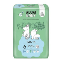 Muumi Baby Pants 6 Junior 12-20 kg (36 ks), kalhotkové eko pleny