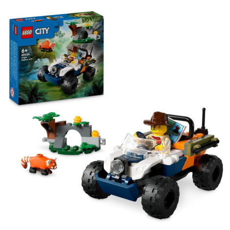 LEGO® Čtyřkolka na průzkum džungle – mise panda červená 60424