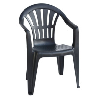 Zahradní židle KONA –⁠ plast, antracit