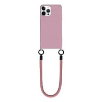 TopQ Minimalist Wrist Strap iPhone 15 Pro pudrový 126749