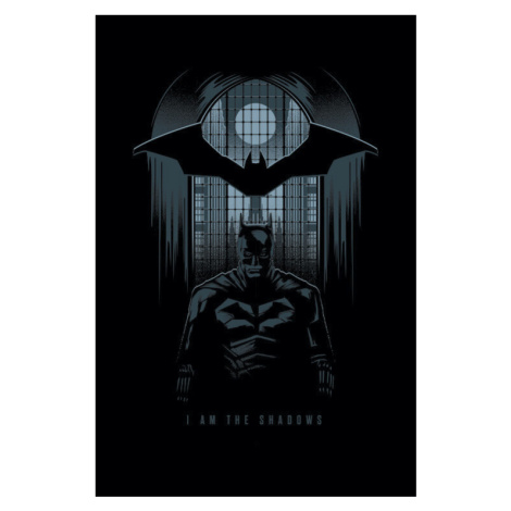 Umělecký tisk The Batman - I am the shadows, 26.7x40 cm