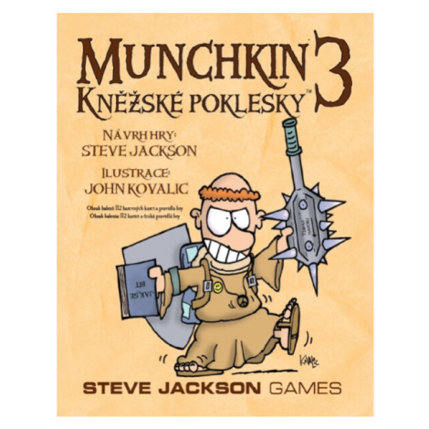 Desková karetní hra Munchkin 3: Kněžské poklesky v češtině Steve Jackson Games