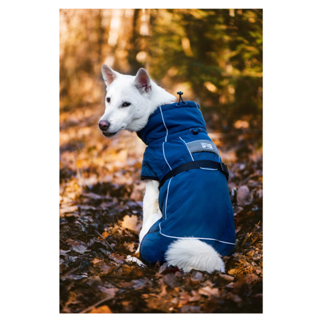 Vsepropejska Maka zimní bunda pro psa Barva: Modrá, Délka zad (cm): 44, Obvod hrudníku: 60 - 66 