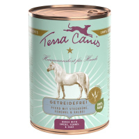 Terra Canis koňské maso bez obilovin s tuřínem, fenyklem a šalvějí 12 × 400 g