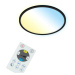 BRILONER CCT svítidlo LED panel, pr. 42 cm, 22 W, 3000 lm, černá BRILO 7059-015
