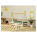 Benlemi Rostoucí dětská postel SWITCH 2v1 ve tvaru teepee s úložným šuplíkem Zvolte barvu: Petro