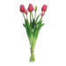 Tulipán SALLY svazek umělý vínová 7ks
