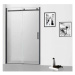 Sprchové dveře HOPA BELVER BLACK 100 cm - černé detaily